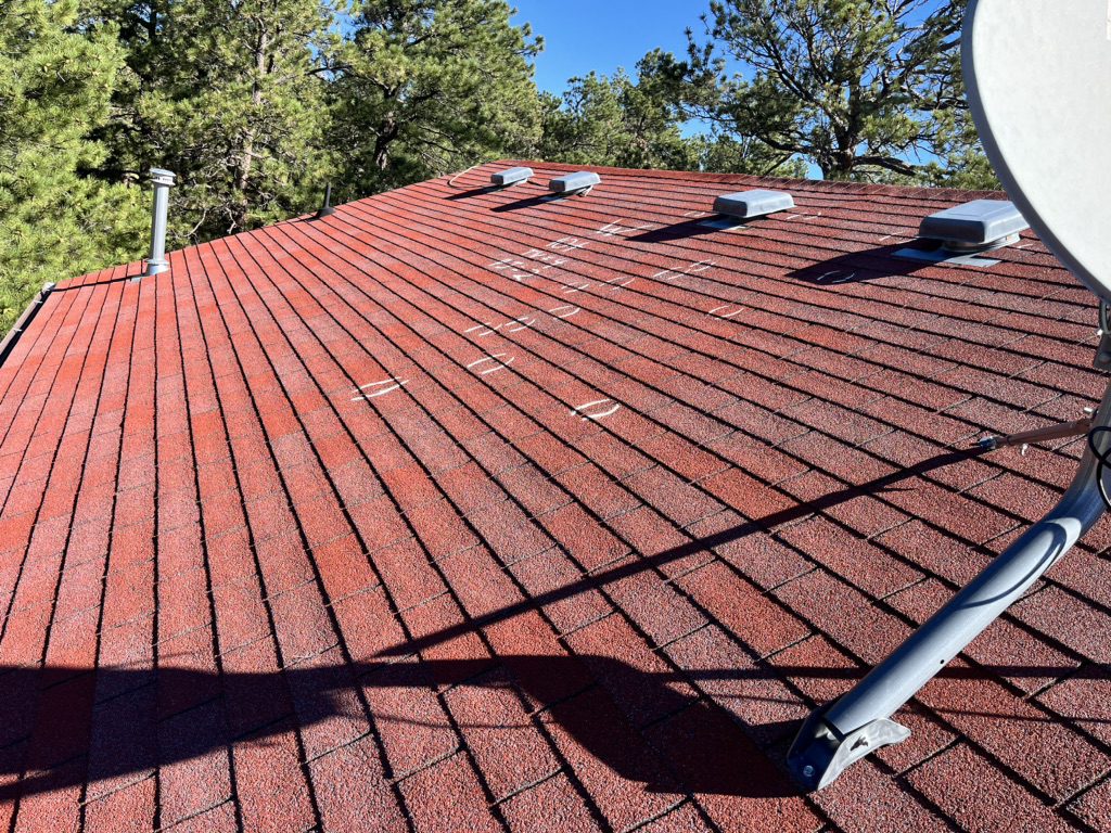 Roof inspection by Custom Exteriors