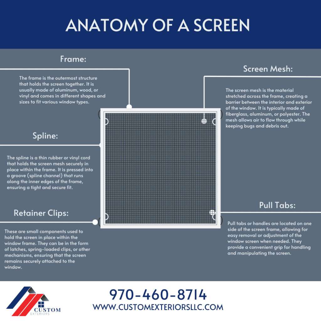 components of a screen