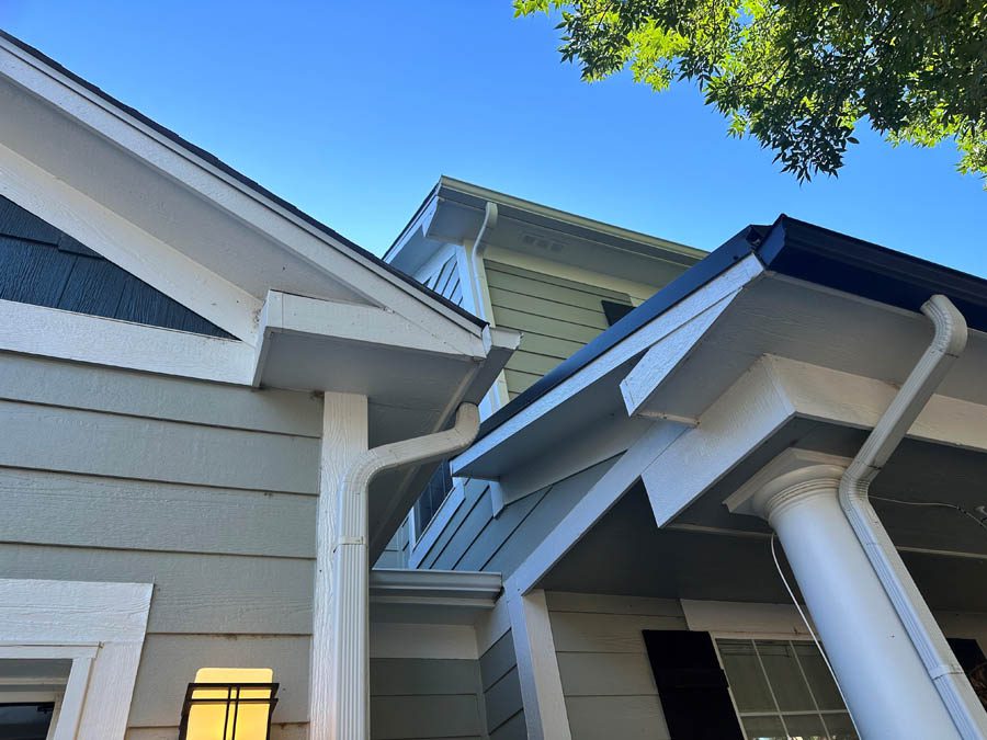 Gutter and siding replacement by Custom Exteriors