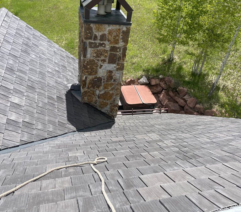 Windsor roofing company replacing synthetic roofing system