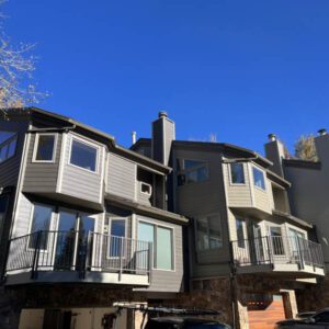 Multi-family LP SmartSide siding replacement from Custom Exteriors
